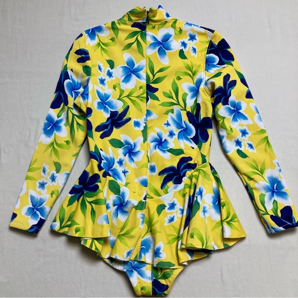 Figure Ice Skating Leotard Girl’s 6-10 Fleece Lined Warm Practice Warm Up Train - Picture 5 of 10